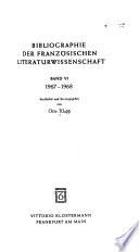 Bibliographie d'histoire littéraire française