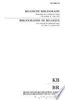 Bibliographie de Belgique
