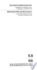 Bibliographie de Belgique