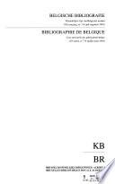 Bibliographie de Belgique