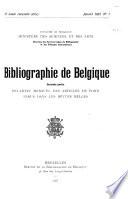 Bibliographie de Belgique