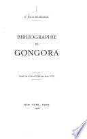 Bibliographie de Góngora