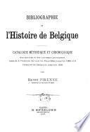 Bibliographie de l'histoire de Belgique