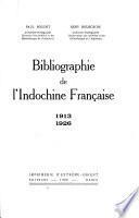 Bibliographie de l'Indochine française