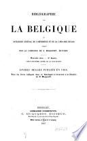 Bibliographie de la Belgique