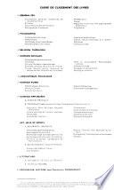 Bibliographie de la France, Biblio