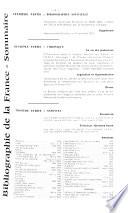 Bibliographie de la France, Biblio