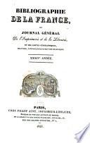 Bibliographie de la France, ou Journal général de l'imprimerie et de la librairie