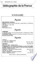 Bibliographie de la France, ou Journal général de l'imprimerie et de la librairie