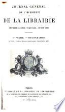Bibliographie de la France, ou Journal général de l'imprimerie et de la librairie