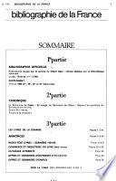Bibliographie de la France, ou Journal général de l'imprimerie et de la librairie
