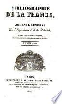 Bibliographie de la France, ou, Journal général de l'imprimerie et de la librairie