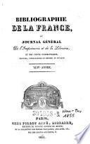 Bibliographie de la France ou Journal général de l'imprimerie et de la librairie