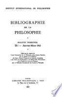 Bibliographie de la philosophie