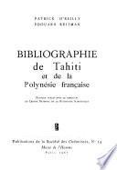Bibliographie de Tahiti et de la Polynésie française