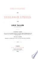 Bibliographie des bibliographies