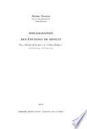 Bibliographie des Éditions de Minuit