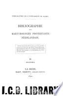 Bibliographie des martyrologes protestants néerlandais
