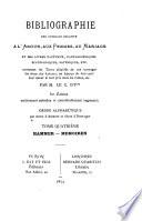 Bibliographie des ouvrages relatifs à l'amour, aux femmes, au mariage, et des livres facétieux pantagruéliques, scatologiques, satyriques, etc.,