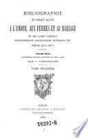 Bibliographie des ouvrages relatifs à l'amour, aux femmes, au mariage et des livres facétieux, pantagruéliques, scatologiques, satyriques, etc...