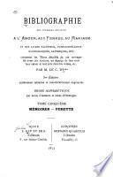 Bibliographie des ouvrages relatifs à l'amour, aux femmes, au mariage, et des livres facétieux pantagruéliques, scatologiques, satyriques, etc.,