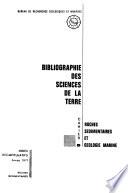 Bibliographie des sciences de la terre