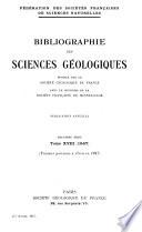 ... Bibliographie des sciences géologiques