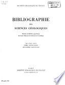 Bibliographie des sciences géologiques