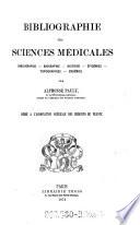 Bibliographie des sciences médicales