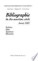 Bibliographie du dix-neuvième siècle