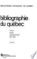 Bibliographie du Québec