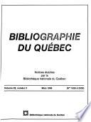 Bibliographie du Québec