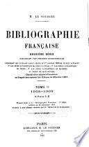 Bibliographie française: 1905-1909. 1911