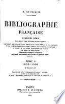 Bibliographie française