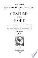 Bibliographie général [sic] du costume et de la mode
