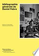 Bibliographie générale de Daniel Fabre