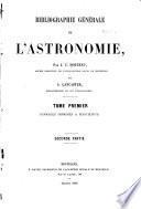 Bibliographie generale de l'astronomie