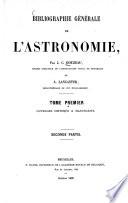 Bibliographie générale de l'astronomie