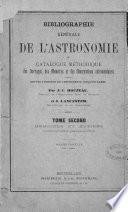 Bibliographie générale de l'astronomie