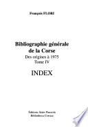 Bibliographie générale de la Corse