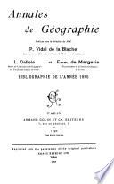 Bibliographie géographique internationale