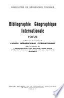 Bibliographie géographique internationale