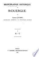 Bibliographie historique du Rouergue