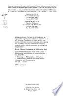 Bibliographie Internationale D'anthropologie Sociale Et Culturelle