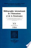 Bibliographie Internationale de l'Humanisme et de la Renaissance