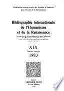 Bibliographie internationale de l'Humanisme et de la Renaissance
