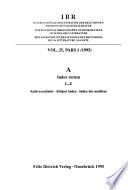 Bibliographie Internationale Des Recensions de la Litt Érature Savante