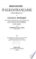 Bibliographie italico-française universelle