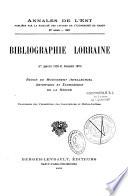 Bibliographie lorraine