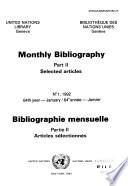 Bibliographie Mensuelle